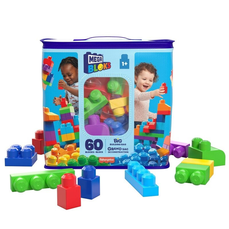 Mega Bloks Borsa blu 60 pezzi
