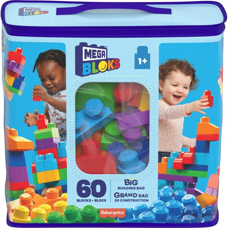 Mega Bloks Borsa blu 60 pezzi