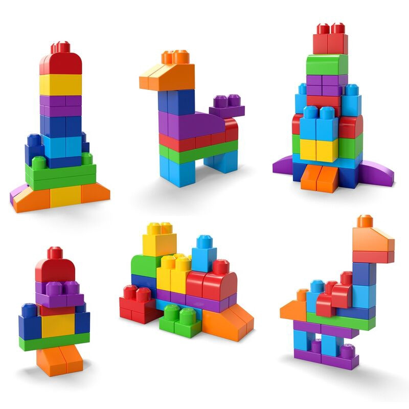 Mega Bloks Borsa blu 60 pezzi