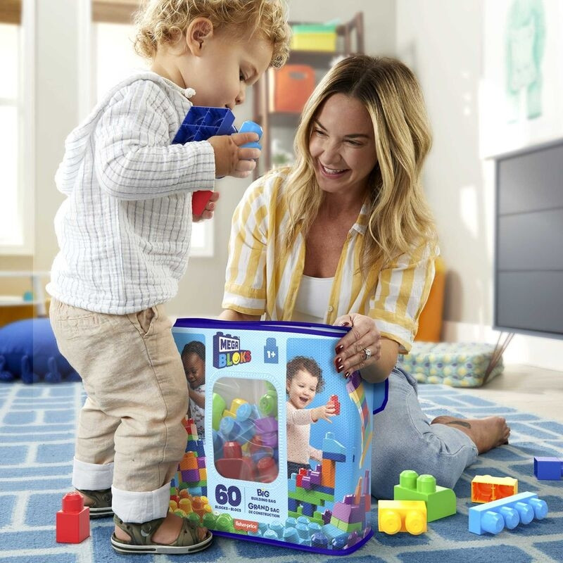 Mega Bloks Borsa blu 60 pezzi