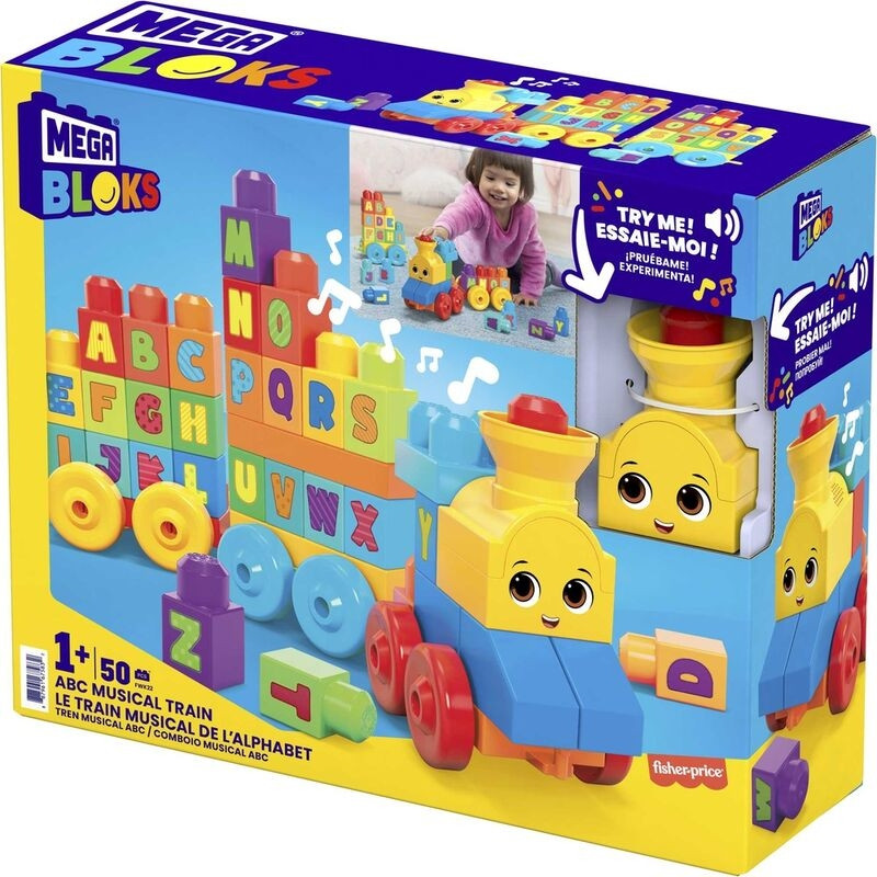 Mega Bloks ABC Musical Train 50 pezzi