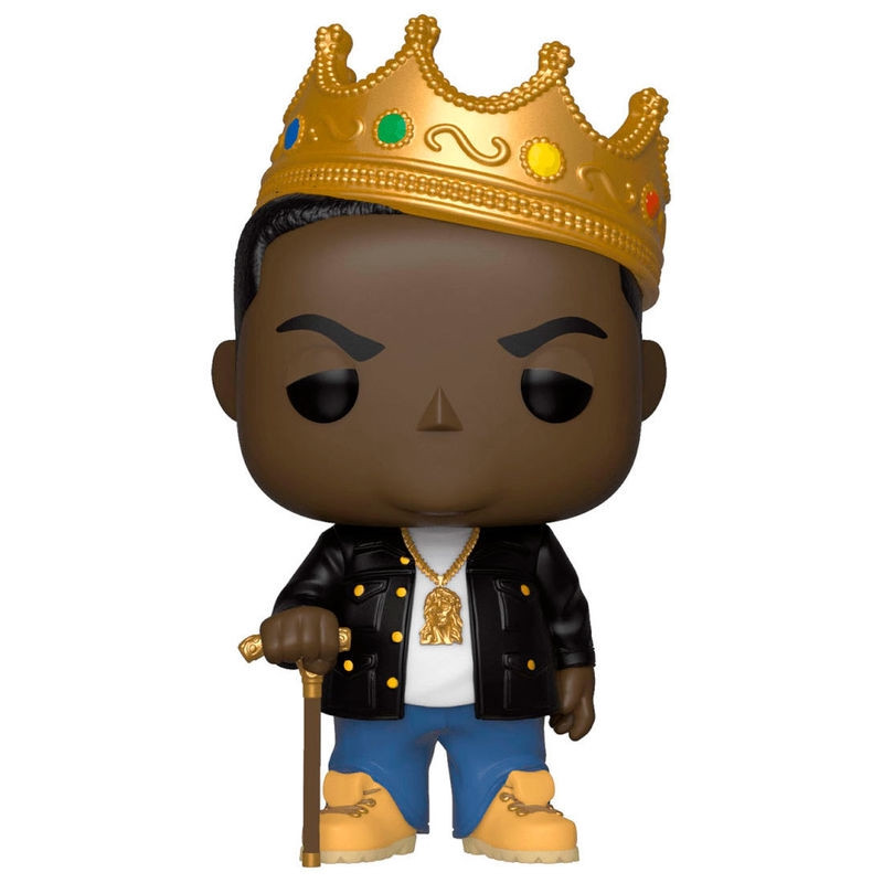 Figura POP Notorious B.I.G. com coroa