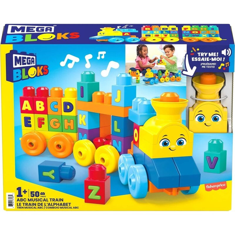 Mega Bloks ABC Musical Train 50 pezzi