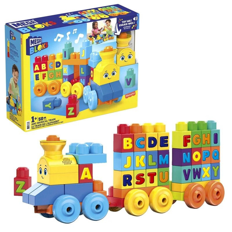 Mega Bloks ABC Musical Train 50 pezzi