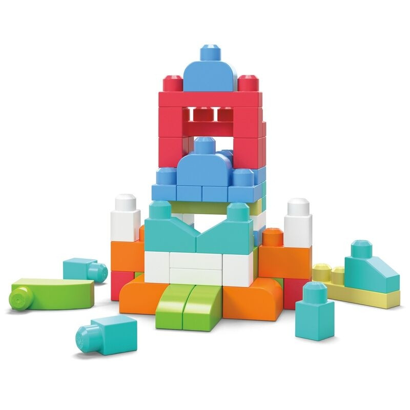 Mega Bloks Borsa rosa 60 pezzi