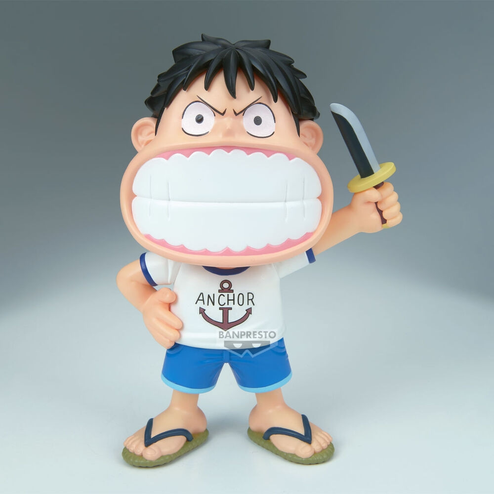 One Piece Big Sofvimates Monkey D. Luffy figuur 15 cm