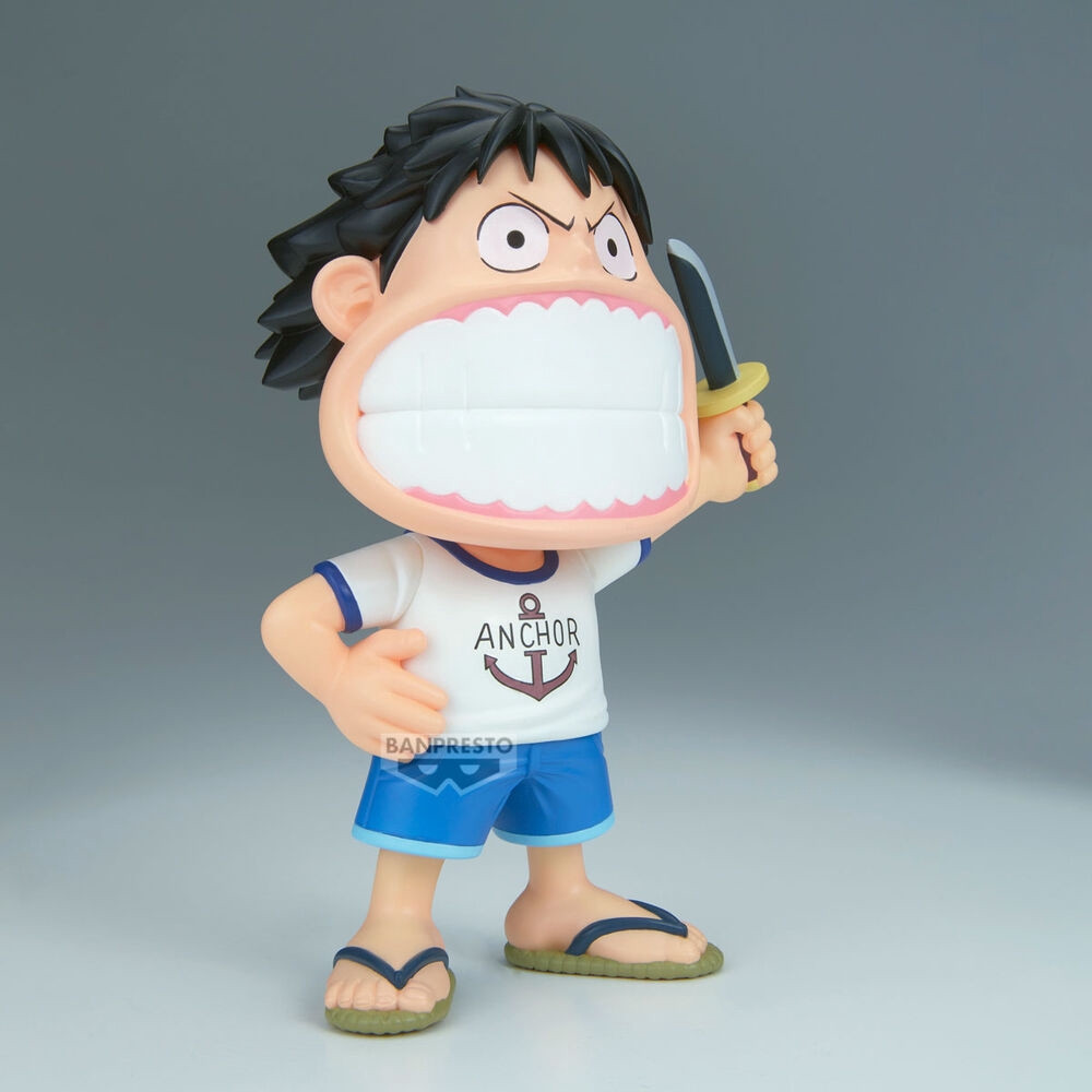 One Piece Big Sofvimates Monkey D. Luffy Figur 15cm