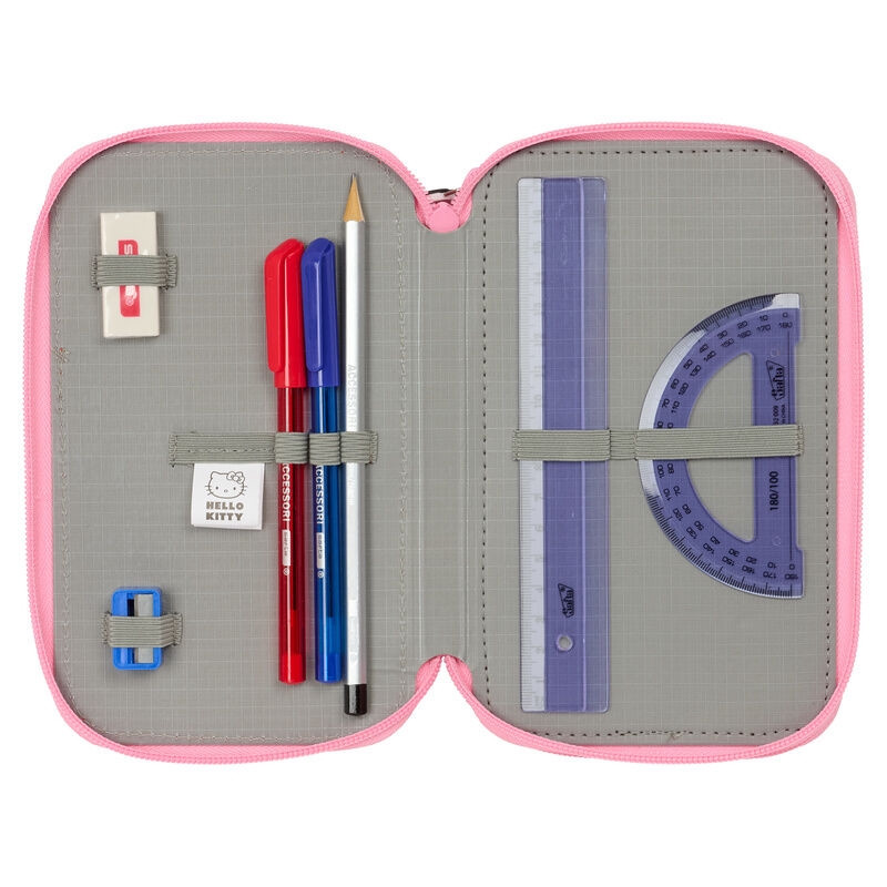 Trousse triple Hello Kitty 37 pièces