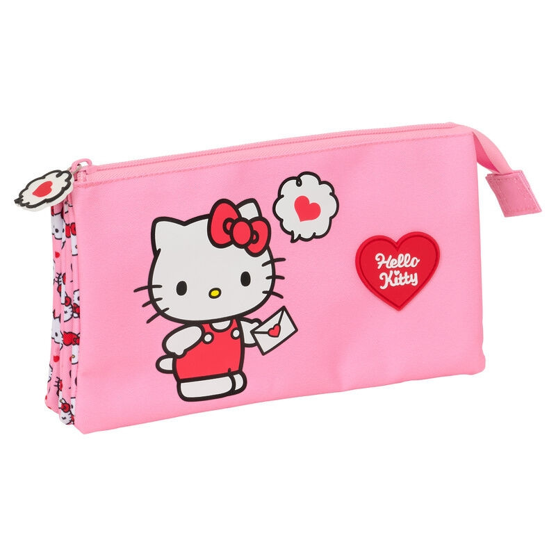 Trousse triple Hello Kitty
