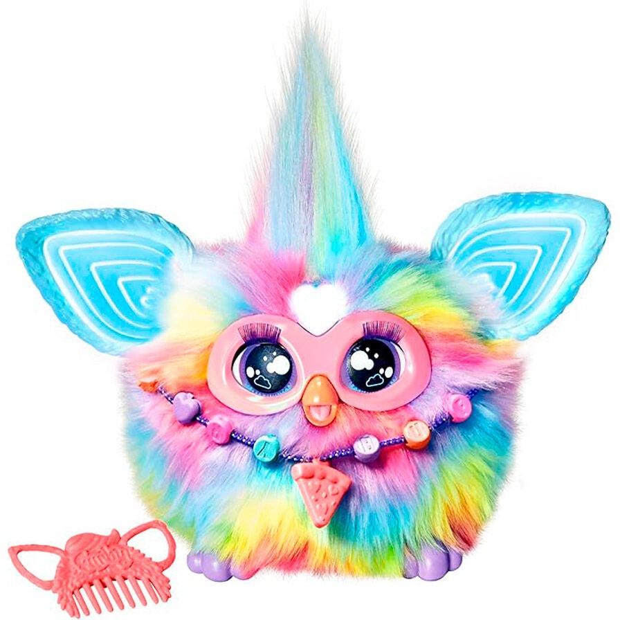 Poupée interactive Furby espagnole tie-dye