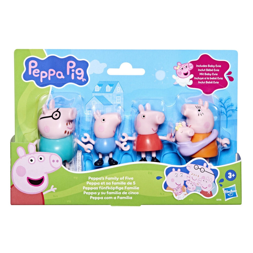Pack de 5 figuras de Peppa Pig