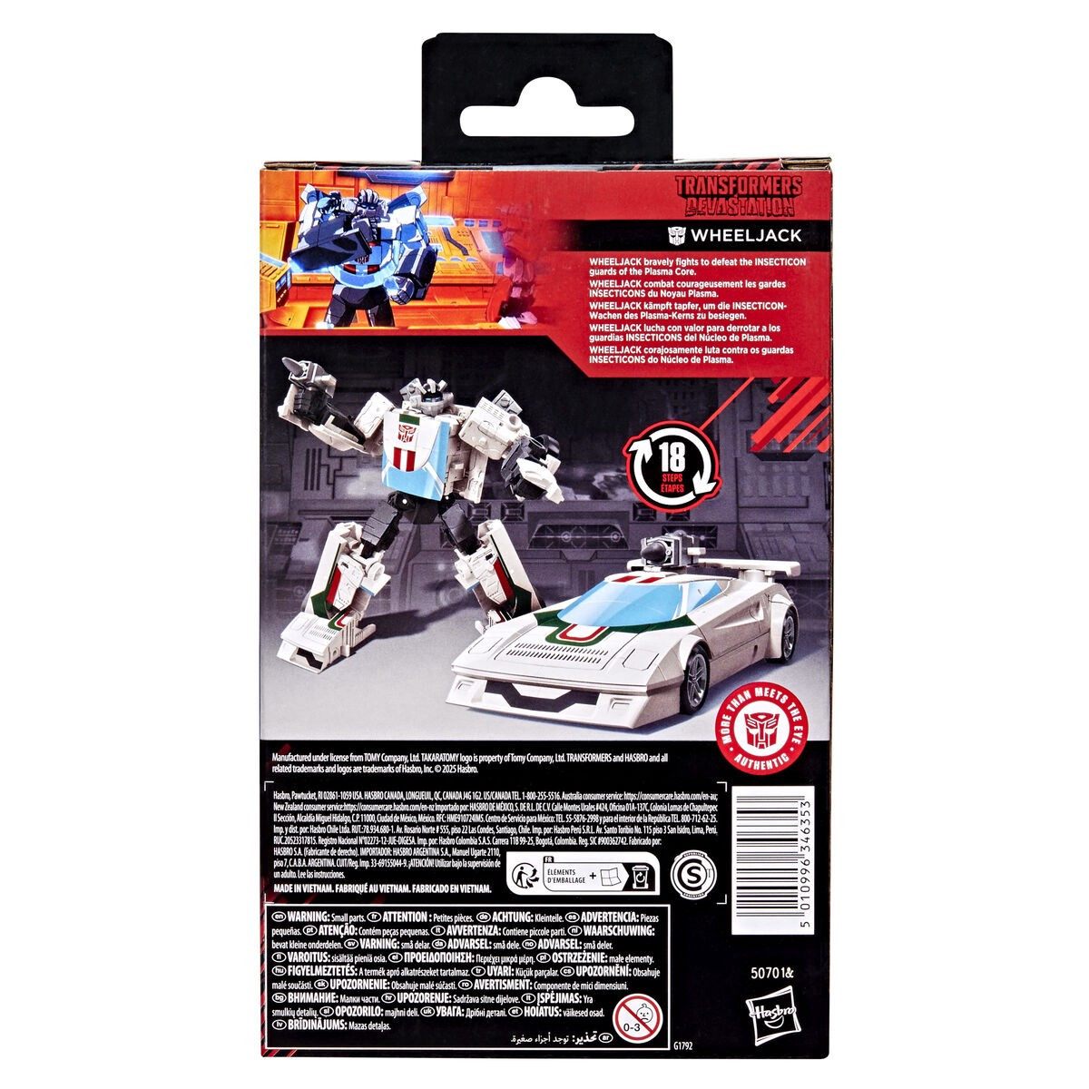 Transformers Devastation MTMTE Collection Wheeljack Figur 11cm