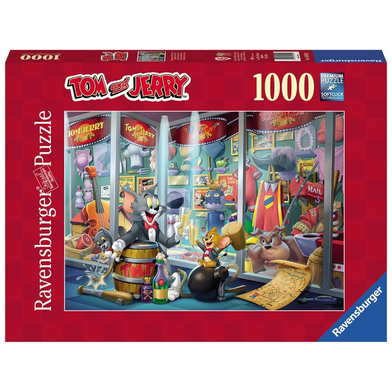 Quebra-cabeça Tom e Jerry de 1000 peças