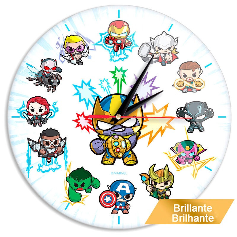 Reloj de pared de Marvel Avengers