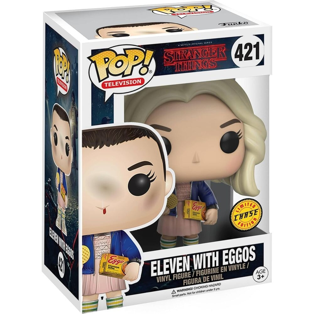 POP-Figur Stranger Things Eleven mit Eggos Chase