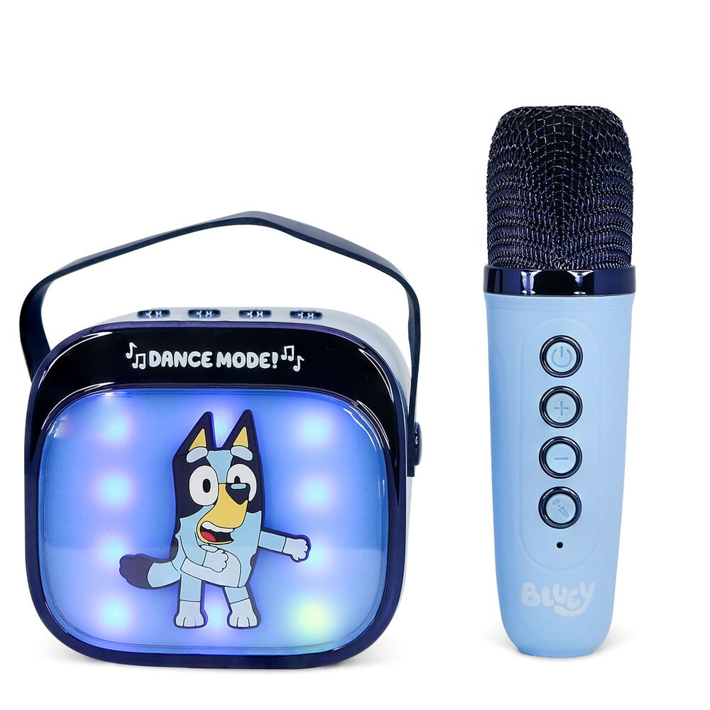 Bluey LED karaokespeaker en microfoon