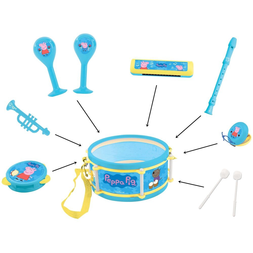Ensemble musical Peppa Pig de 7 instruments