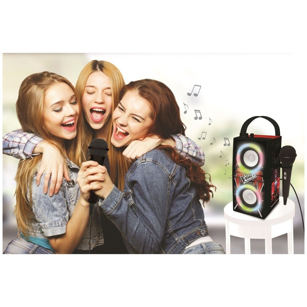 Caixa de som portátil Bluetooth Voice com microfone