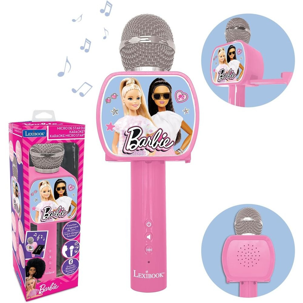 Microphone de karaoké Barbie