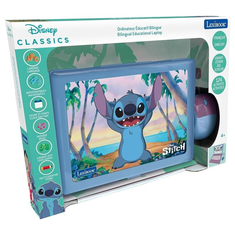 Disney Stitch - Laptop educativa bilingüe