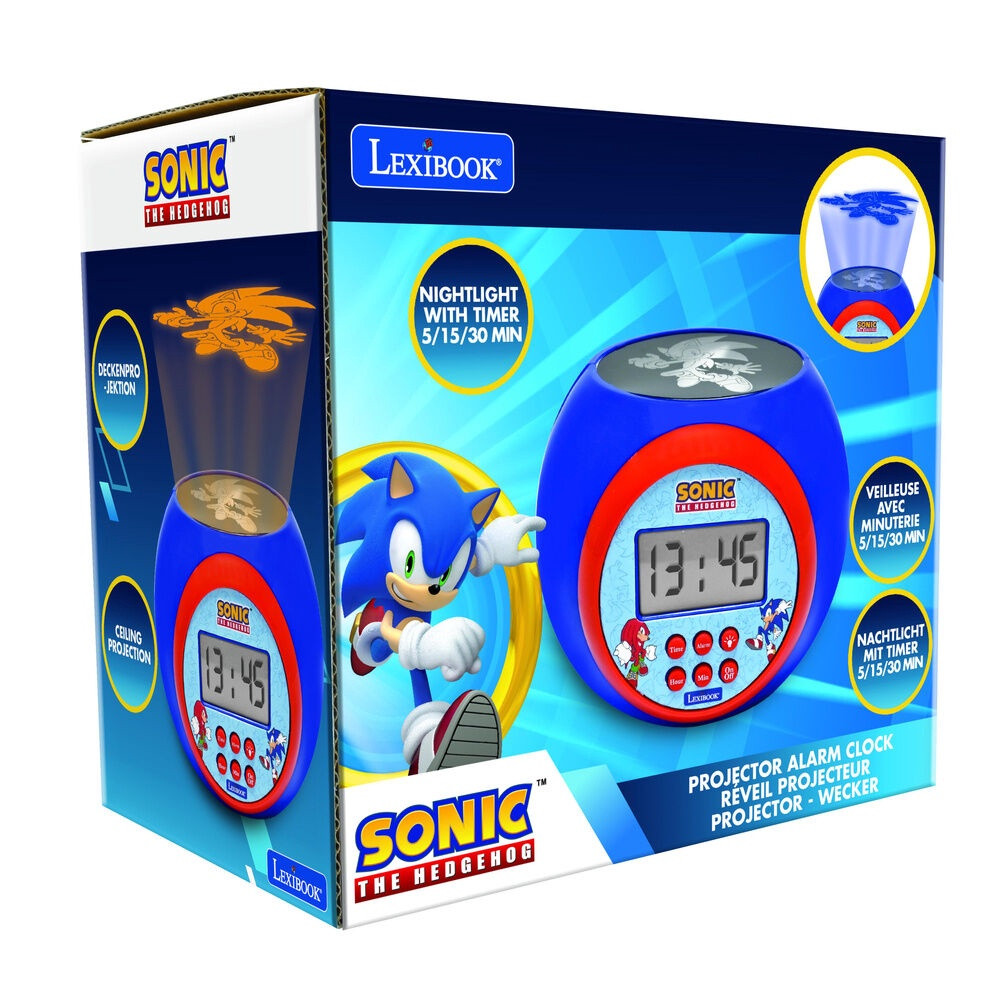 Sonic the Hedgehog Projector Wekker