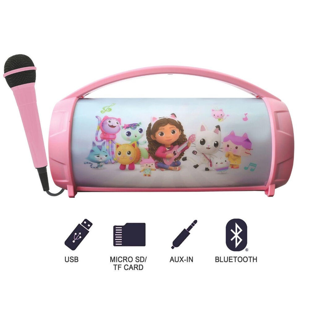Gabbys Dollhouse verlichte Bluetooth-luidspreker + microfoon