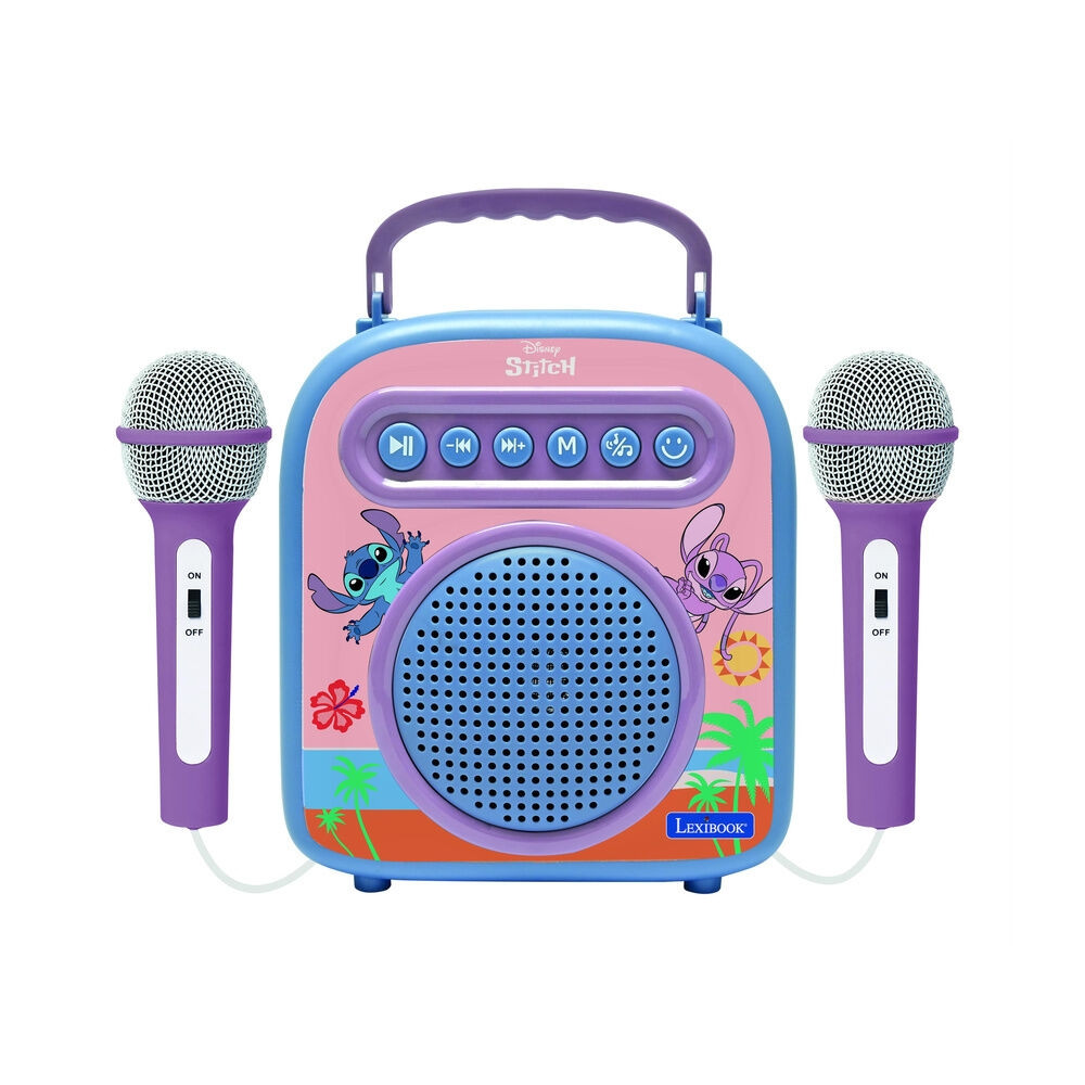 Caixa de som Bluetooth com microfone do Stitch da Disney