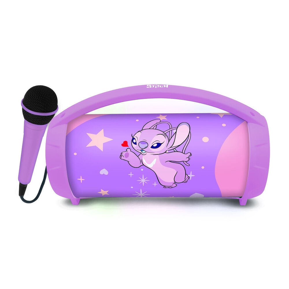 Disney Stitch Engel Verlichte Bluetooth-luidspreker + Microfoon