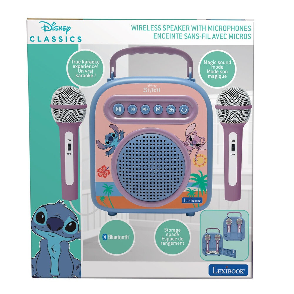 Disney Stitch Bluetooth Speaker + Microphone