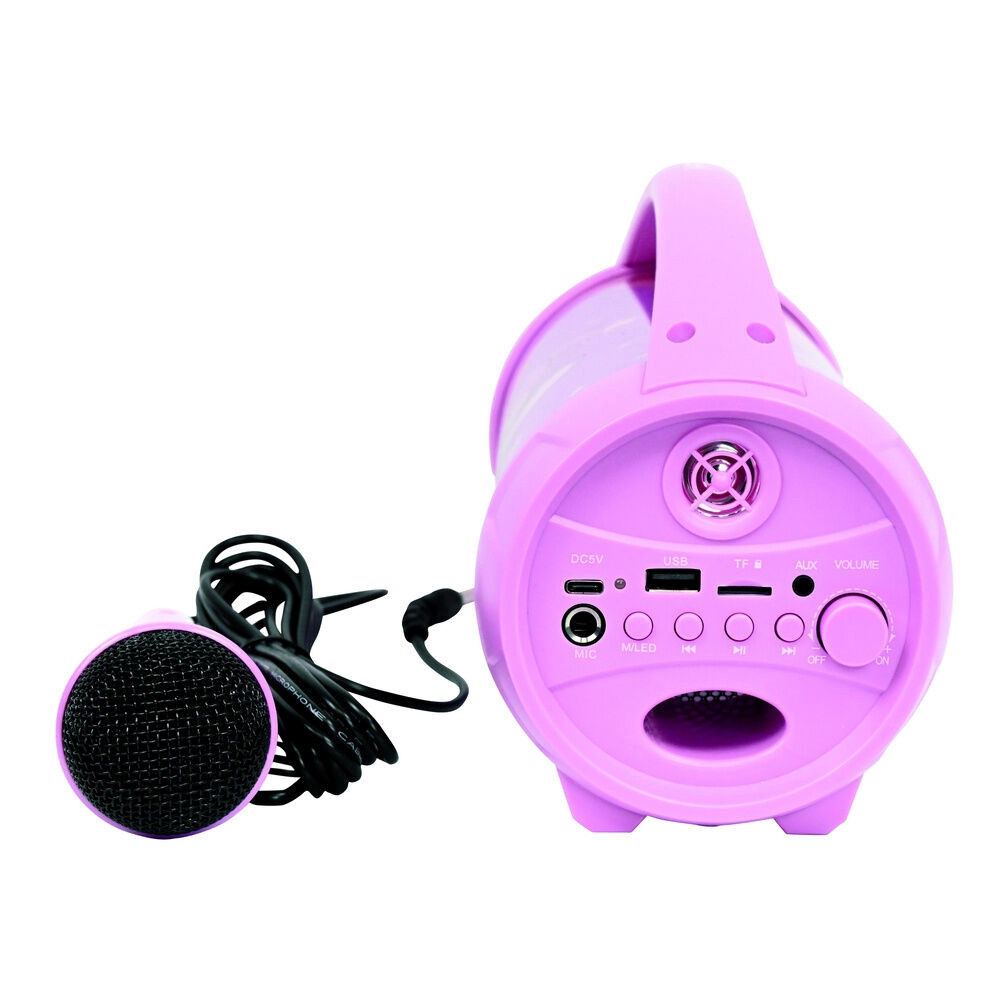 Caixa de som Bluetooth iluminada com o anjo Stitch da Disney e micr...