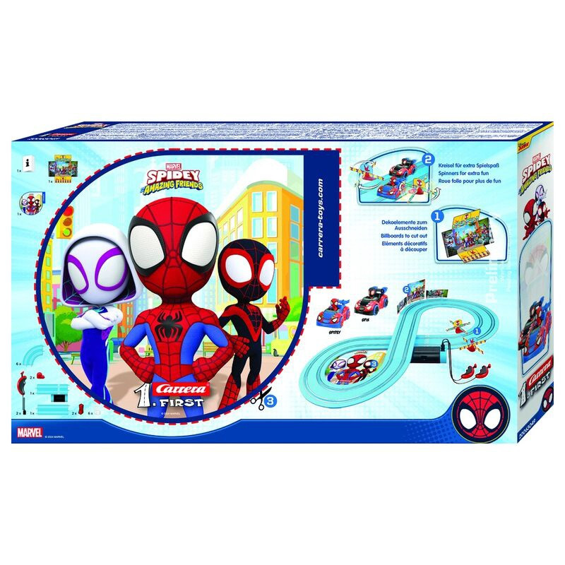 Marvel Spidey Its Time Racing circuit