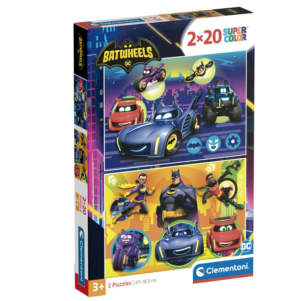Puzzle DC Comics Batwheels 2x60 elementów