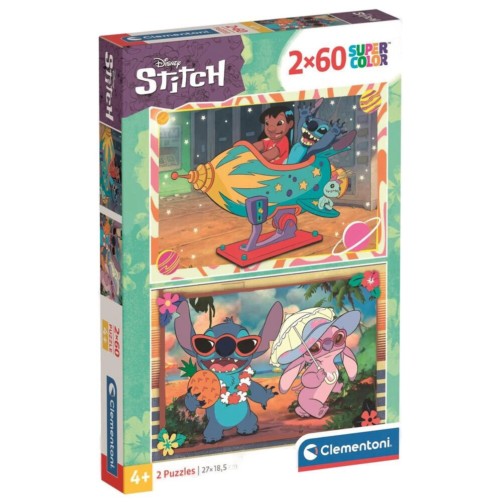Puzzle Disney Stitch 2x60 pezzi