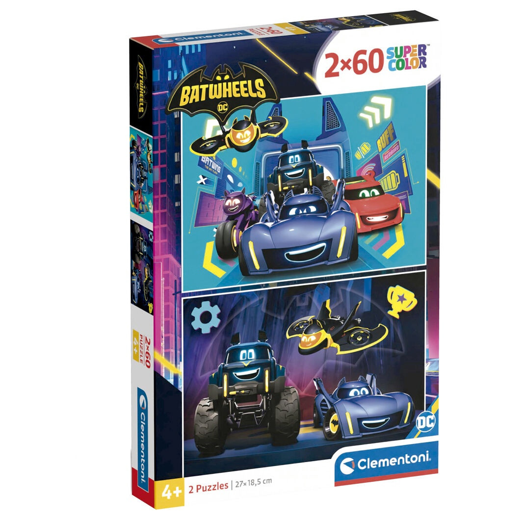 Puzzle Batwheels DC Comics 2x60 pièces