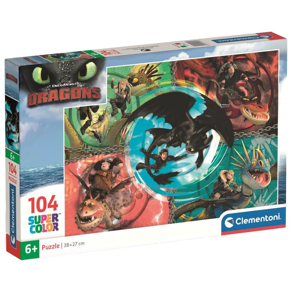 Puzzle Dragons (104 pièces)