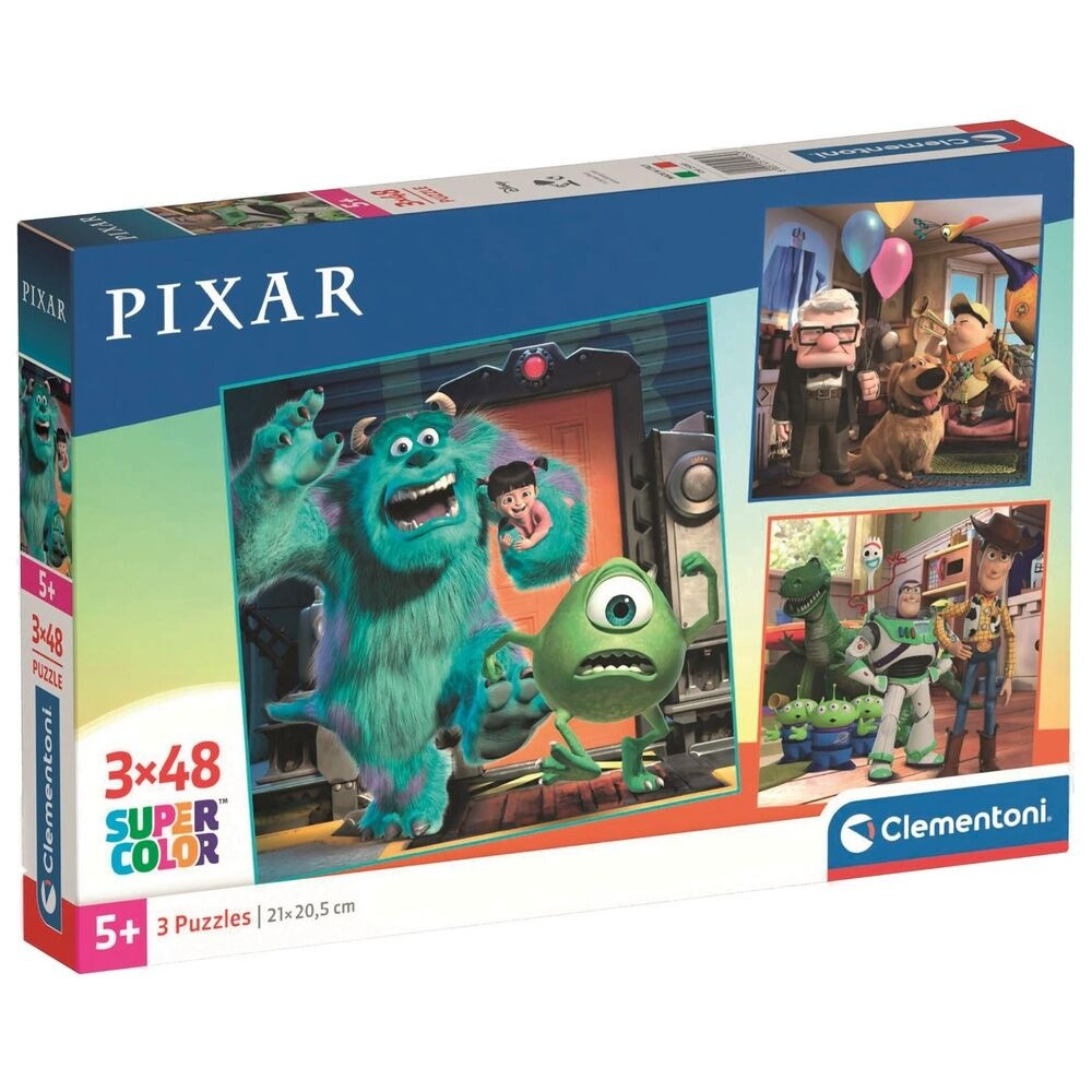 Puzzle Disney Pixar 3x48 pezzi