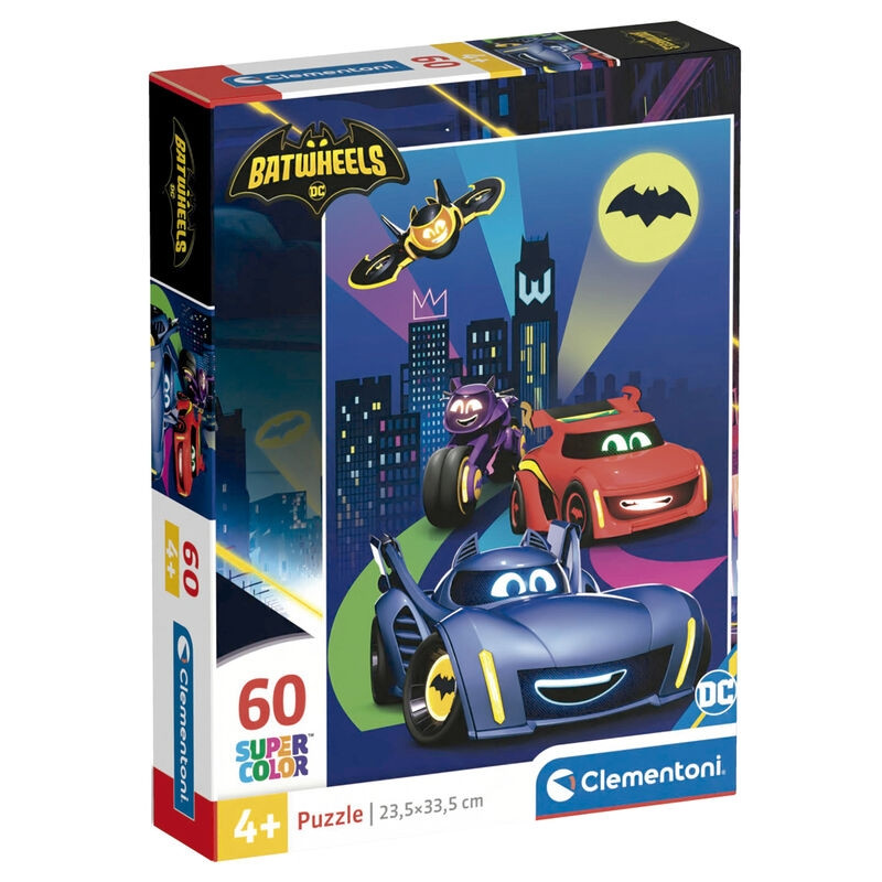 Puzzle Batwheels DC Comics 60 pièces