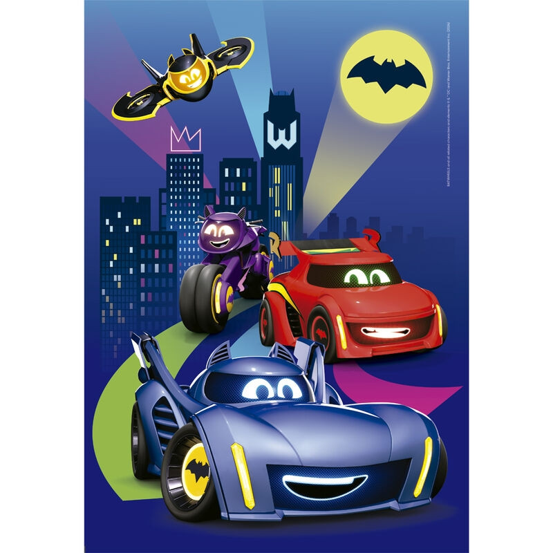 Rompecabezas Batwheels de DC Comics de 60 piezas