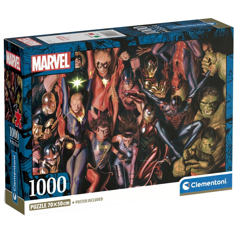 Quebra-cabeça Marvel de 1000 peças