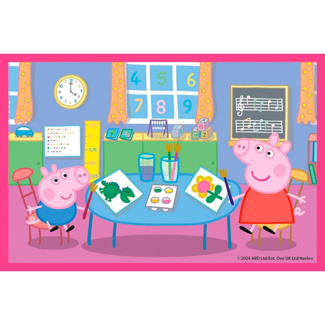 Puzzle Peppa Pig 6 elementów