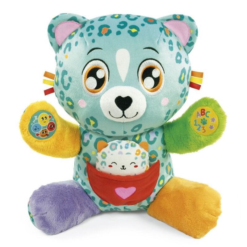 Peluche interactive Bébé Léopard