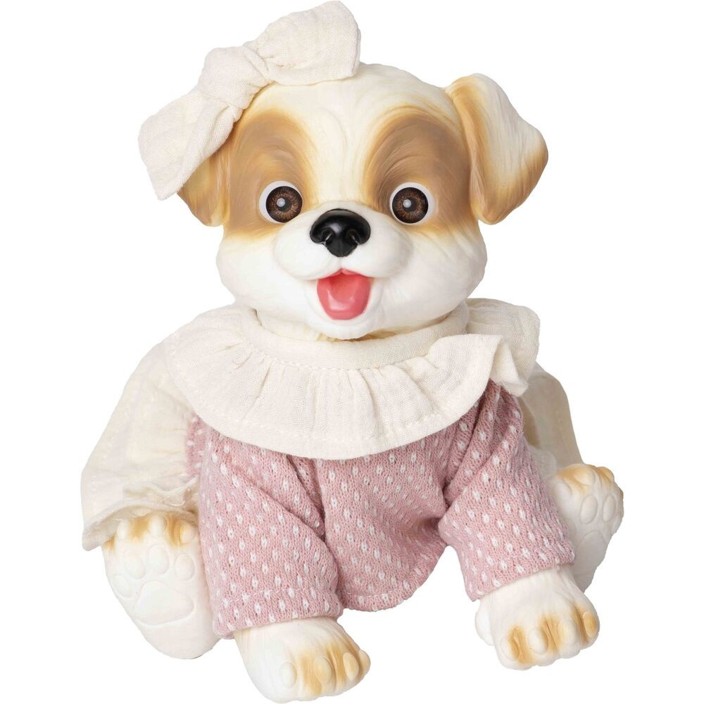 Poupée bébé reborn chiot robe en laine