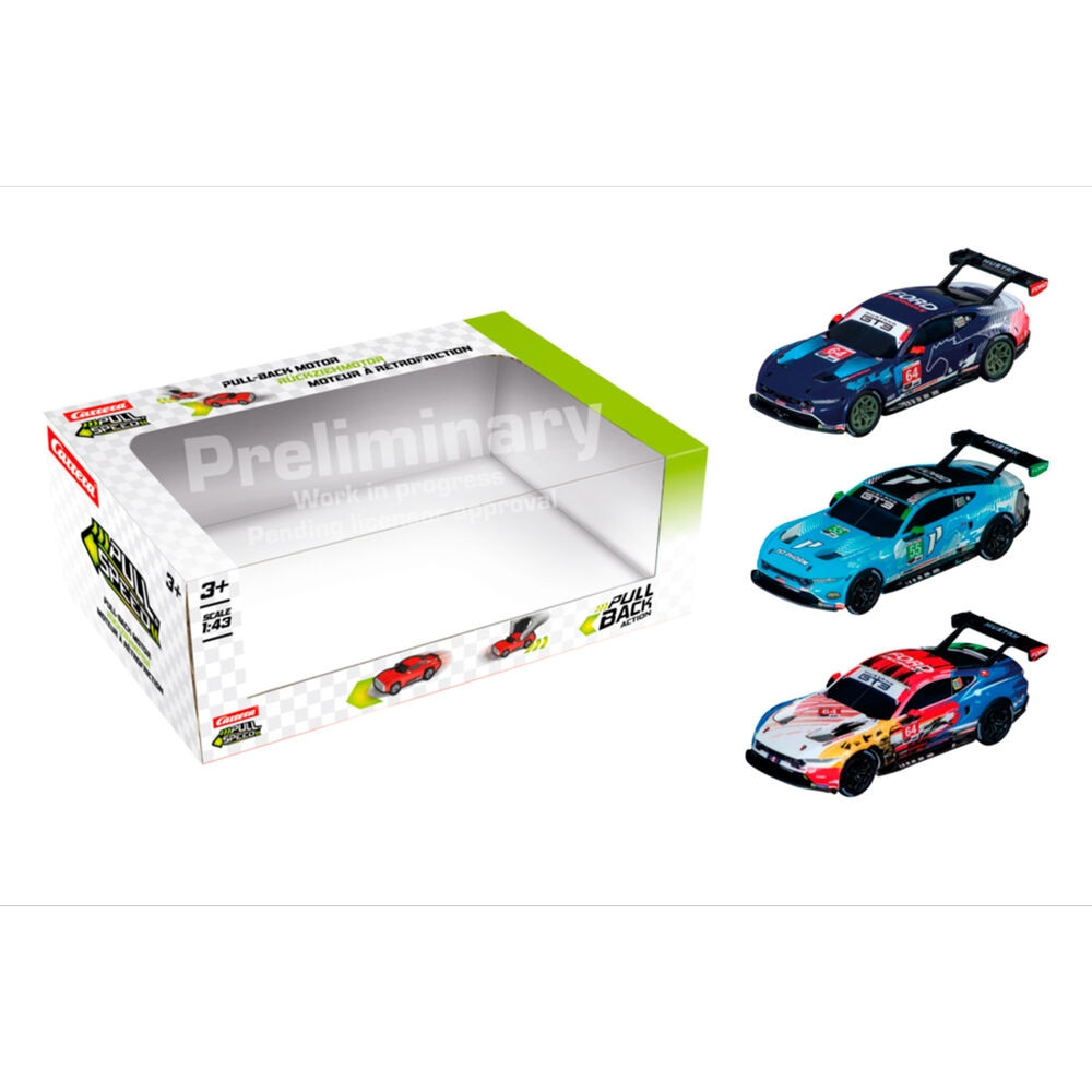 Ford Mustang GT3 pack 3 auto pull back