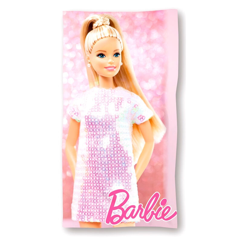 Toalla de playa de microfibra Barbie