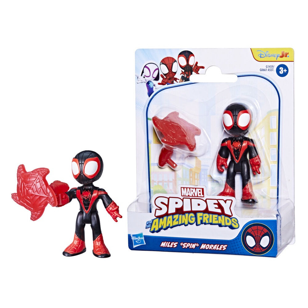 Marvel Spidey Miles Spin Morales Figur 7cm