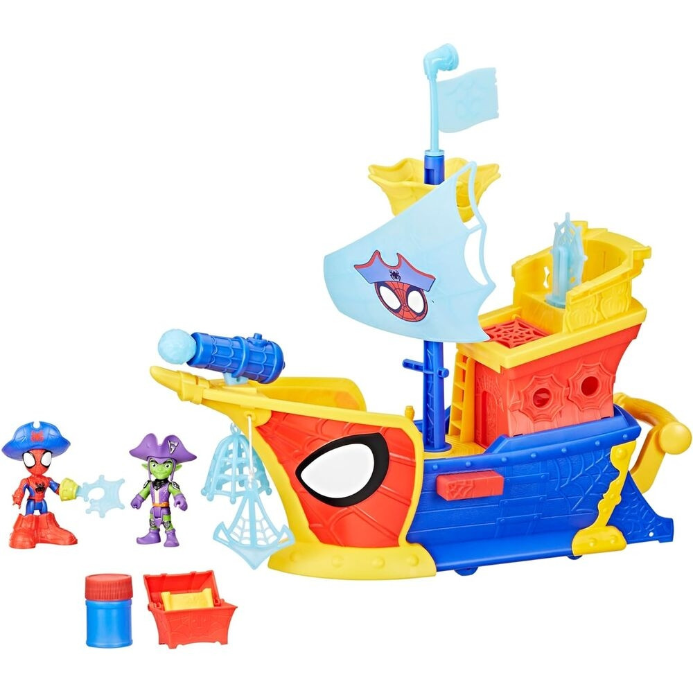 Nave pirata Marvel Spidey Spider Web e Bubbles