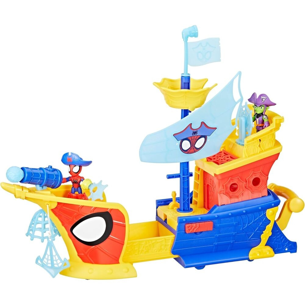 Nave pirata Marvel Spidey Spider Web e Bubbles