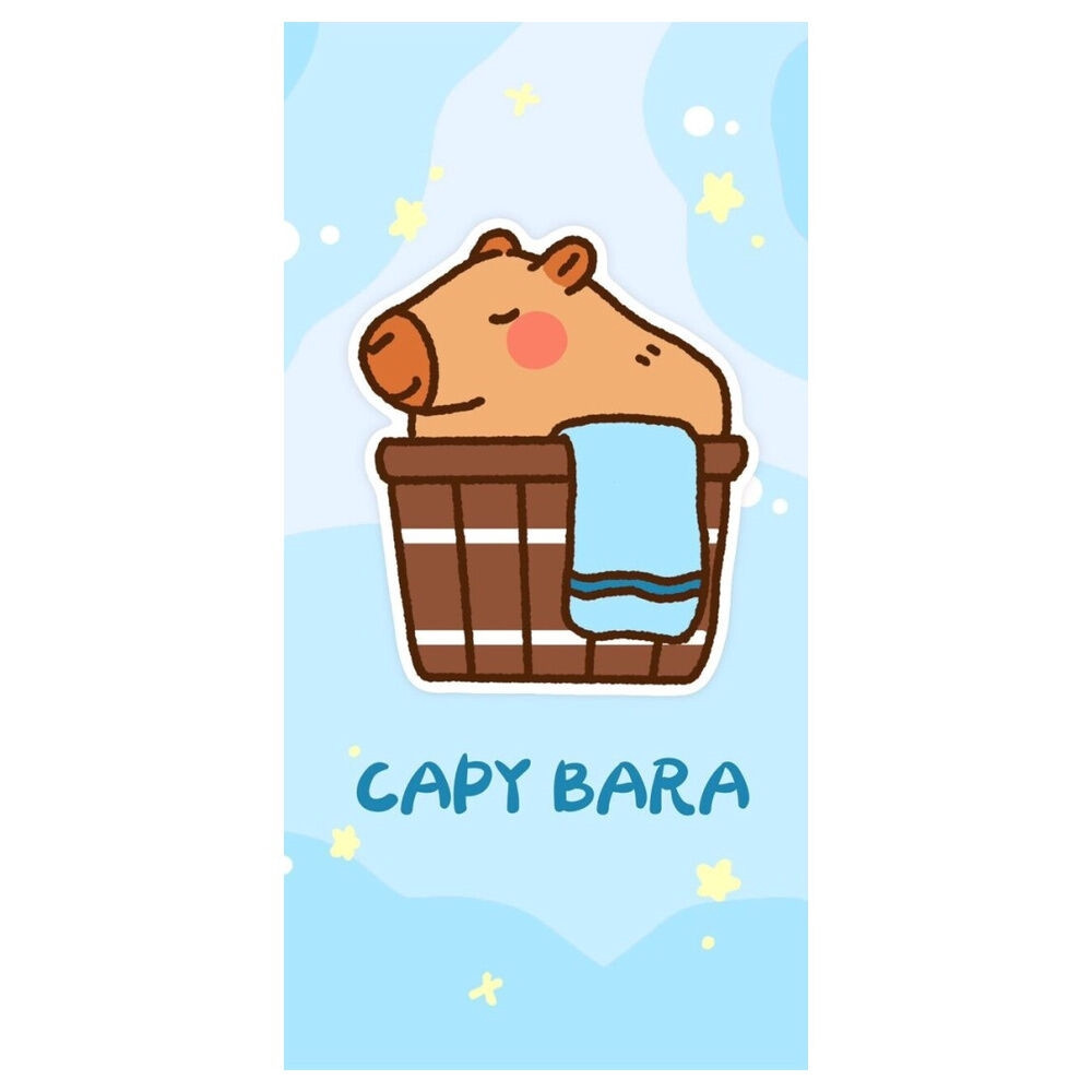 serviette de plage en microfibre Capybara
