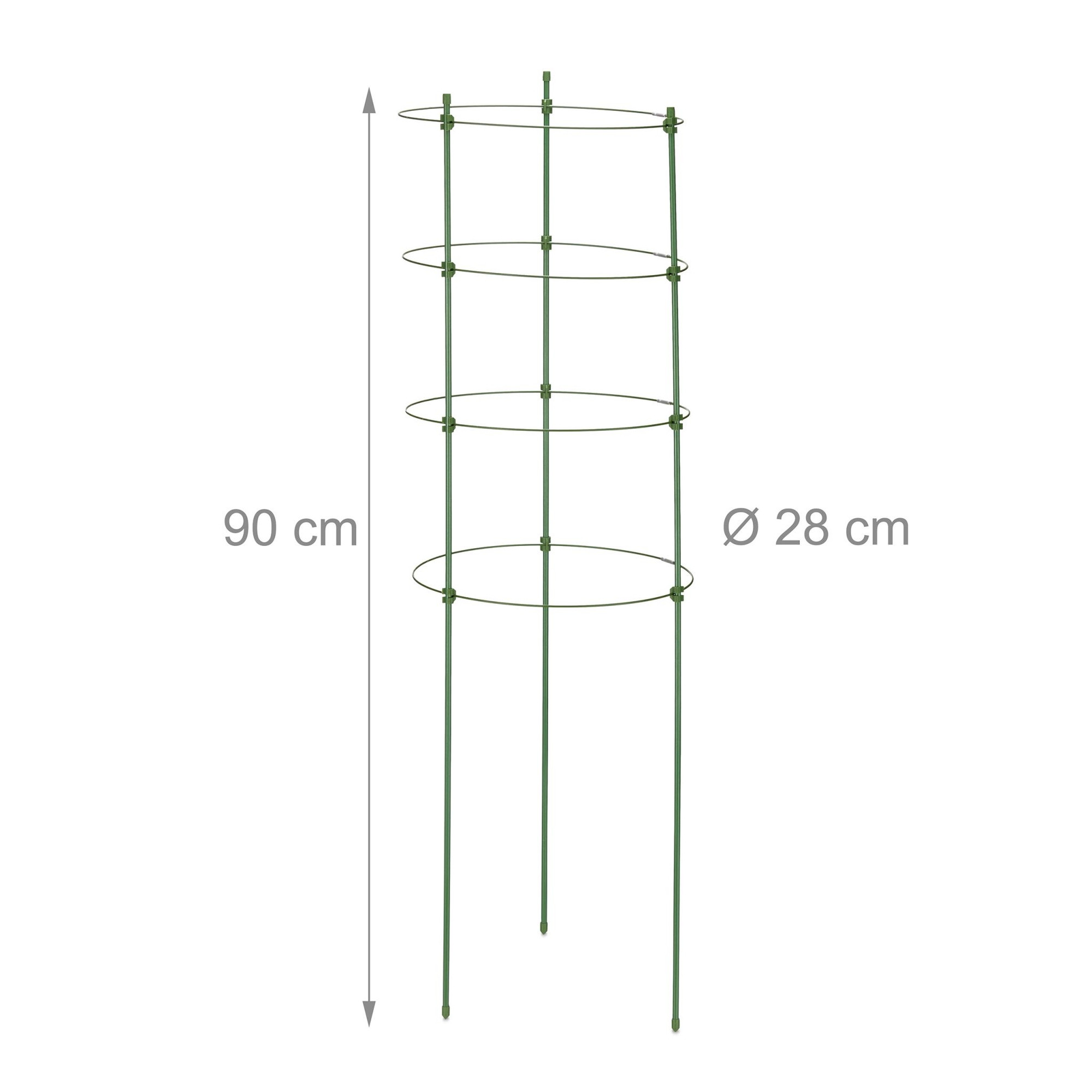 Set di 8 supporti per piante da 90 cm