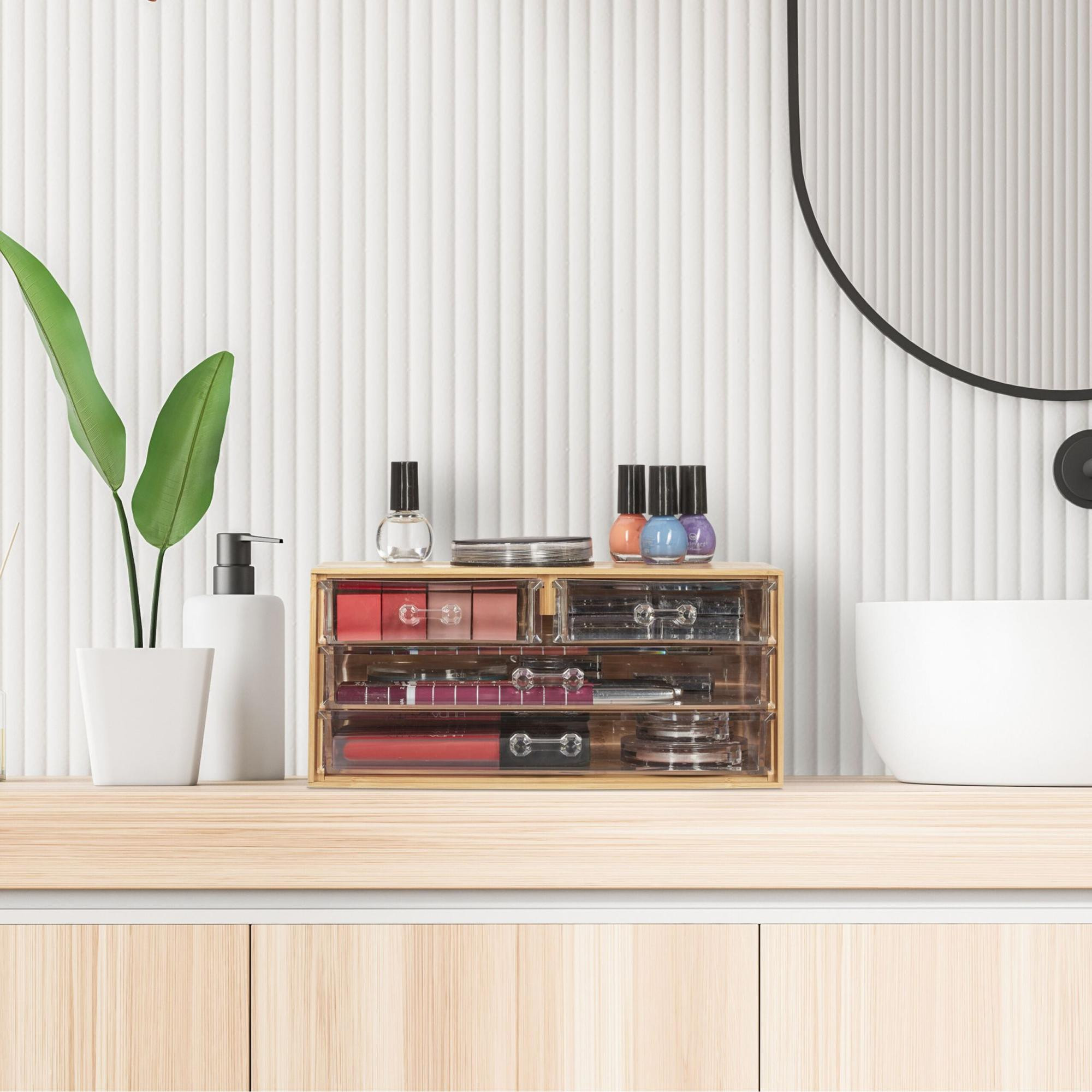 Make-up-Organizer mit 4 Schubladen